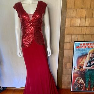 NWT Burgundy/red evening gown